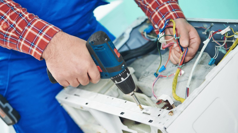 Çamlıdere Toshiba Toshiba çamaşır makinesi kart tamiri – Su almama arızası orijinal parça ile giderildi. - Teknik servis örneği